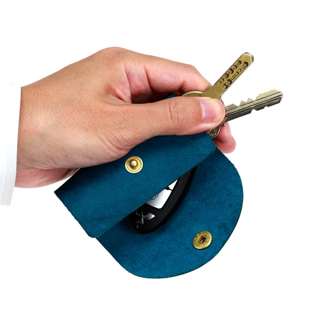 キーケース スマートキー カラビナ スライド式 本革 レザー スリム 吊るす メンズ レディース