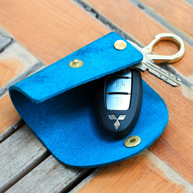 キーケース スマートキー カラビナ スライド式 本革 レザー スリム 吊るす メンズ レディース