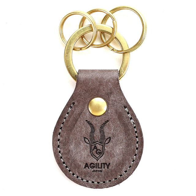 ラルムキーホルダー』(全6色)マルゴー/経年変化が楽しみなディア