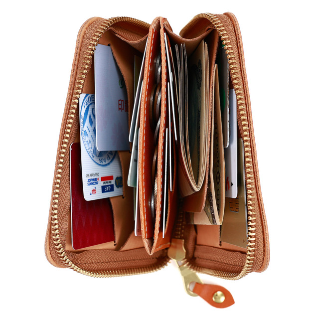 カードがたくさん入る財布 二つ折り財布 折り財布 32枚 コンパクト メンズ レディース