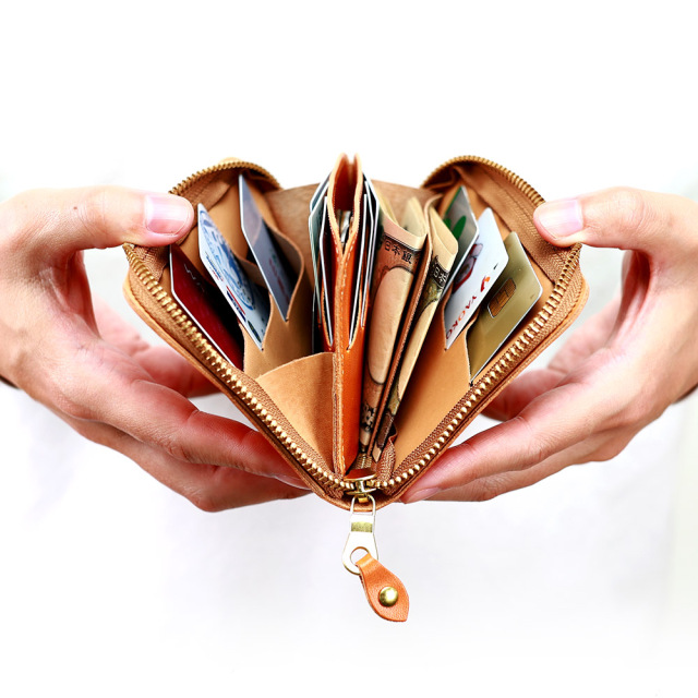 カードがたくさん入る財布 二つ折り財布 折り財布 34枚 コンパクト メンズ レディース