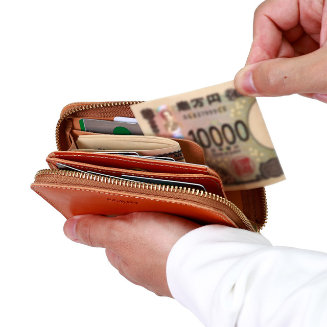 カードがたくさん入る財布 二つ折り財布 折り財布 35枚 コンパクト メンズ レディース