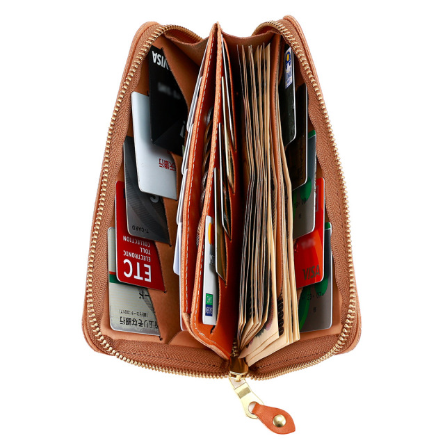 カードがたくさん入る財布 長財布 ラウンドファスナー 大容量 21枚 コンパクト メンズ レディース