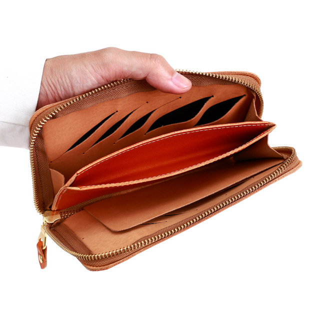 カードがたくさん入る財布 長財布 ラウンドファスナー 大容量 21枚 コンパクト メンズ レディース