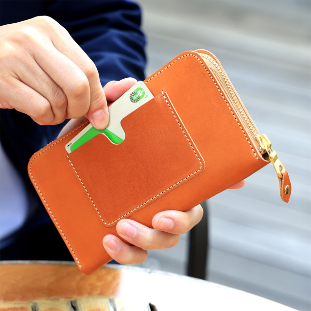 カードがたくさん入る財布 長財布 ラウンドファスナー 大容量 21枚 コンパクト メンズ レディース