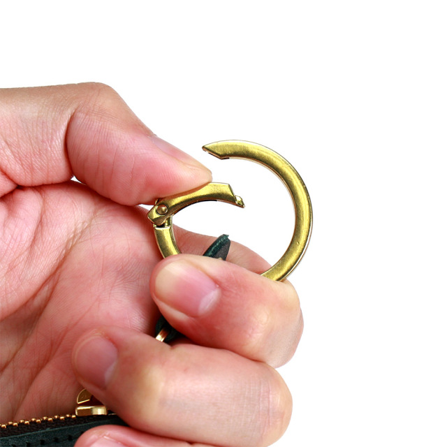 L字ファスナー ミニ財布 コンパクト財布 二つ折り財布 小さい ミニ 革 本革 レザー