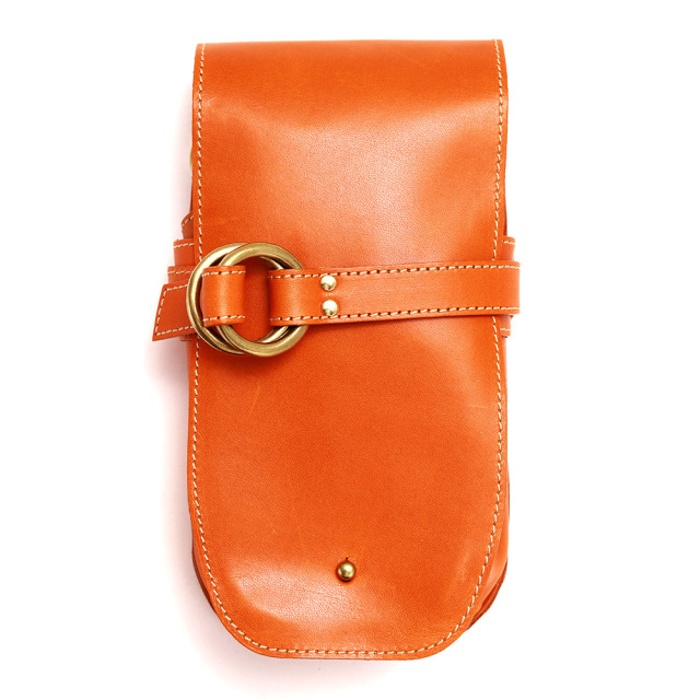 シザーケース 7丁 美容師 スタイリスト 本革 トリマー 腰 斜め掛け 日本製