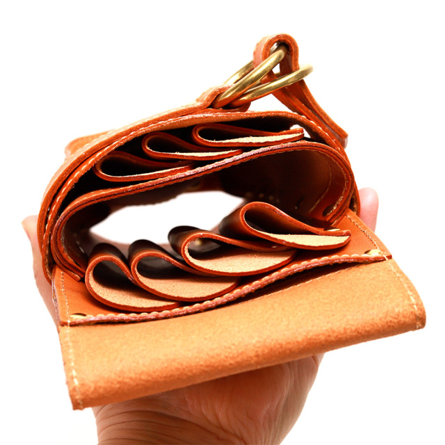 シザーケース 7丁 美容師 スタイリスト 本革 トリマー 腰 斜め掛け 日本製