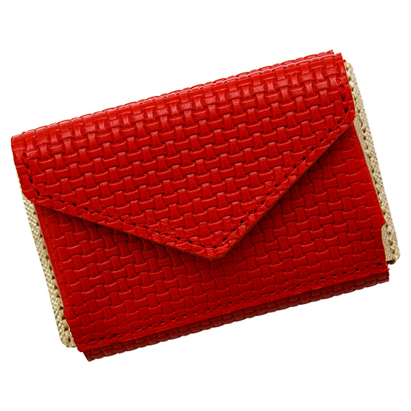 ミニ財布 小さい財布 ミニウォレット コンパクト ミニマリスト ミニマル レッド