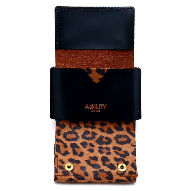 ミニ財布 小さい財布 コンパクト レディース アニマル柄 ヒョウ パイソン