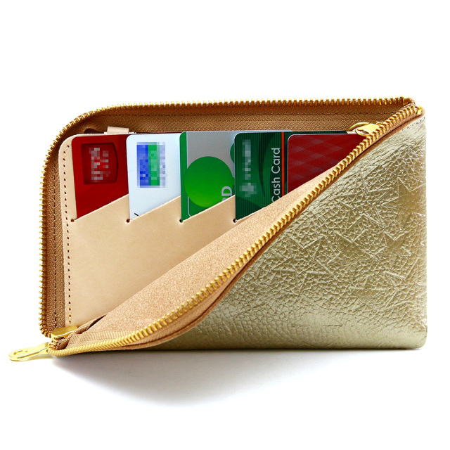 カードフォルダー 10枚 インナーカードケース 長財布 薄型 横型 スリム レザー