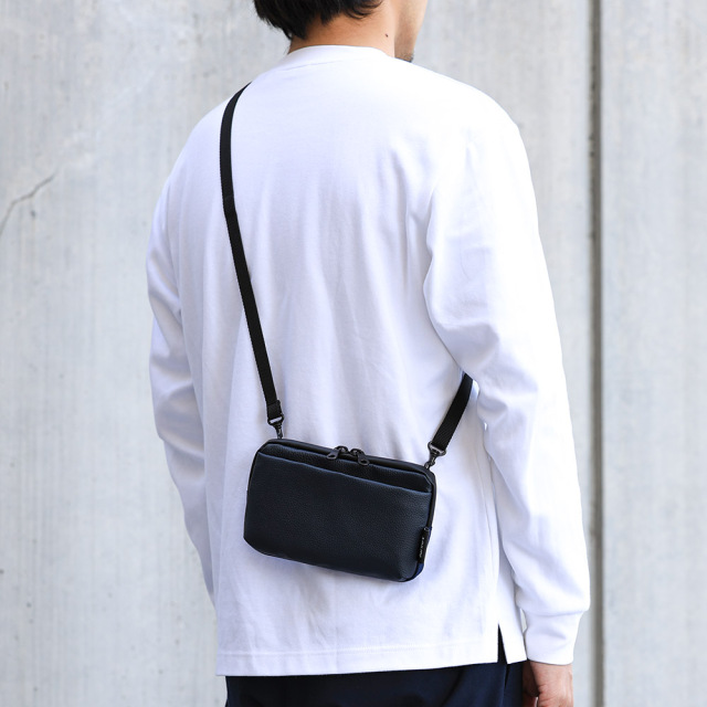 お財布バッグ スマホショルダー スマホバッグ 一体型 横 A6 お財布ショルダー ミニバッグ 撥水 