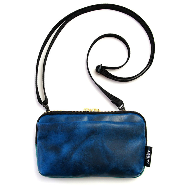 パークポシェットW』(全6色)キップワックス/お財布機能に特化したミニ