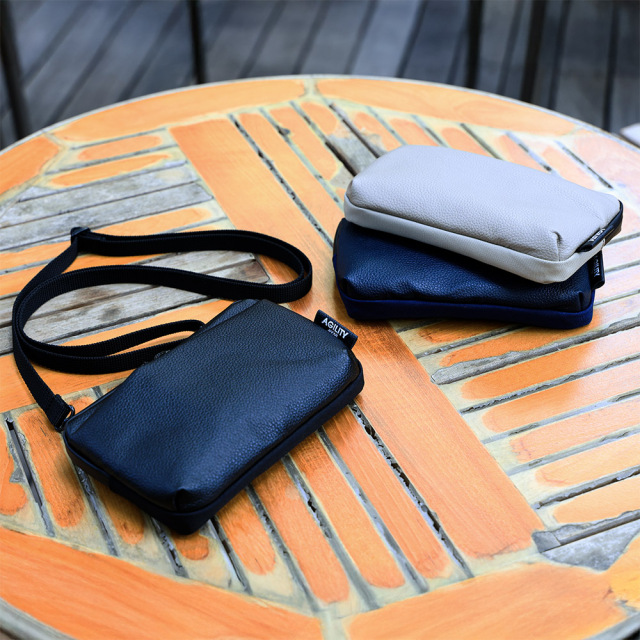 お財布バッグ スマホショルダー スマホバッグ 一体型 横 A6 お財布ショルダー ミニバッグ 撥水 