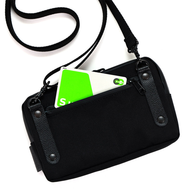 お財布バッグ スマホショルダー スマホバッグ 一体型 横 A6 お財布ショルダー ミニバッグ 撥水 