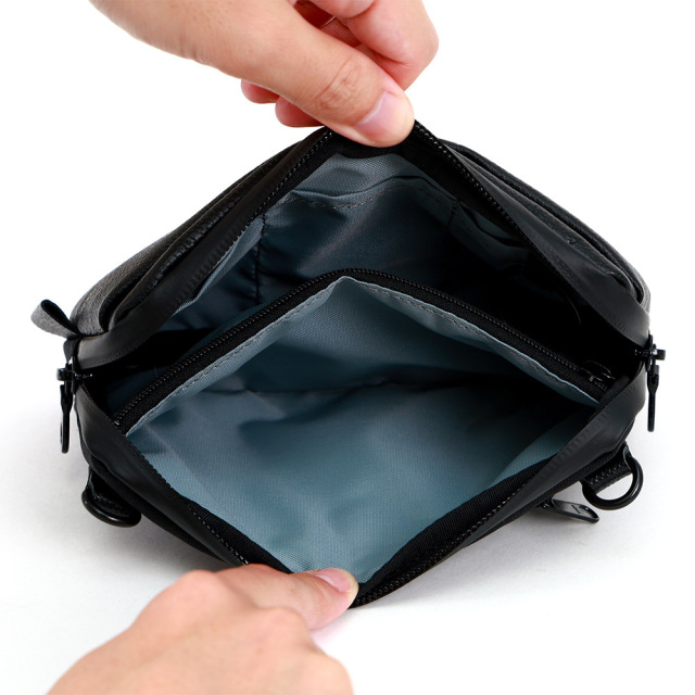 お財布バッグ スマホショルダー スマホバッグ 一体型 横 A6 お財布ショルダー ミニバッグ 撥水 