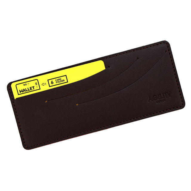 カードフォルダー 11枚 インナーカードケース 長財布 薄型 横型 スリム レザー 本革