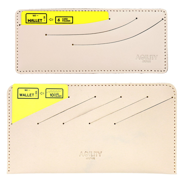 カードフォルダー 20枚 インナーカードケース 長財布 薄型 横型 スリム レザー 本革