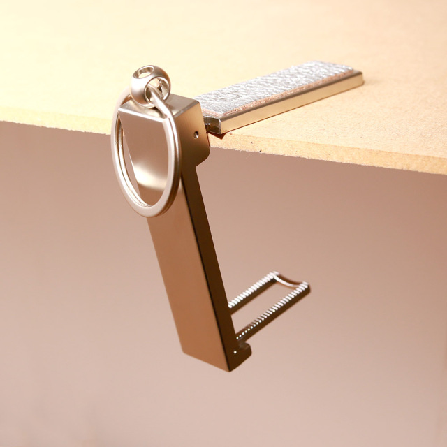 バッグ ホルダー バッグハンガー スマホスタンド キーホルダー 2way キーリング