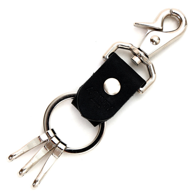 ショートキーホルダー』(全4色)マルゴー/日常使いちょうど良い 3連