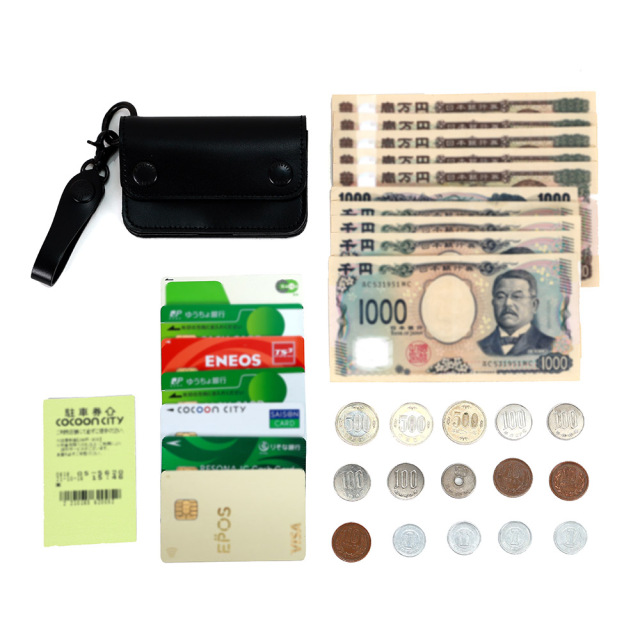 トラッカーウォレット トラッカー財布 ミニ財布 撥水 ミドル コンパクト レザー 革 