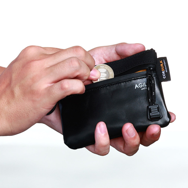財布 ミニ財布 カラビナ 吊るす ポーチ ミニポーチ 撥水 キャッシュレス 小さめ コンパクト
