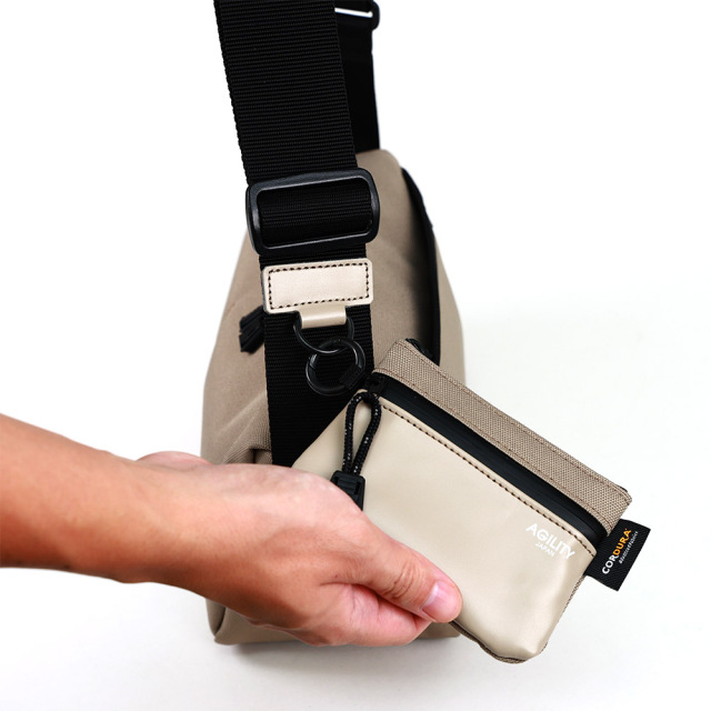 財布 ミニ財布 カラビナ 吊るす ポーチ ミニポーチ 撥水 キャッシュレス 小さめ コンパクト