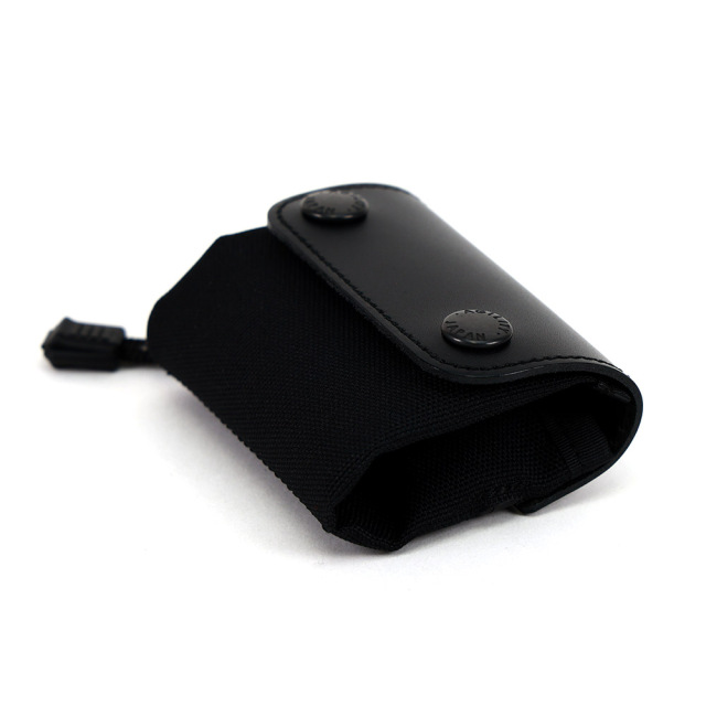 財布 三つ折り コンパクト 極小 小さい 撥水 カラビナ 吊るす ミニ ミニマル 小さめ