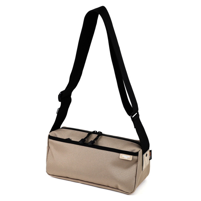 ショルダーバッグ 横型 横長 ペットボトル ナイロン 撥水 軽量 コンパクト 小さめ メンズ レディース