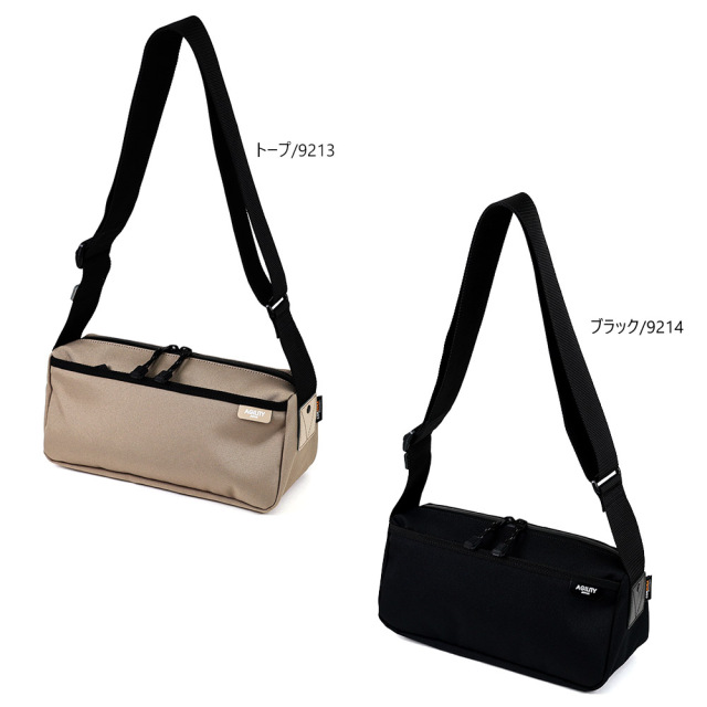 ショルダーバッグ 横型 横長 ペットボトル ナイロン 撥水 軽量 コンパクト 小さめ メンズ レディース