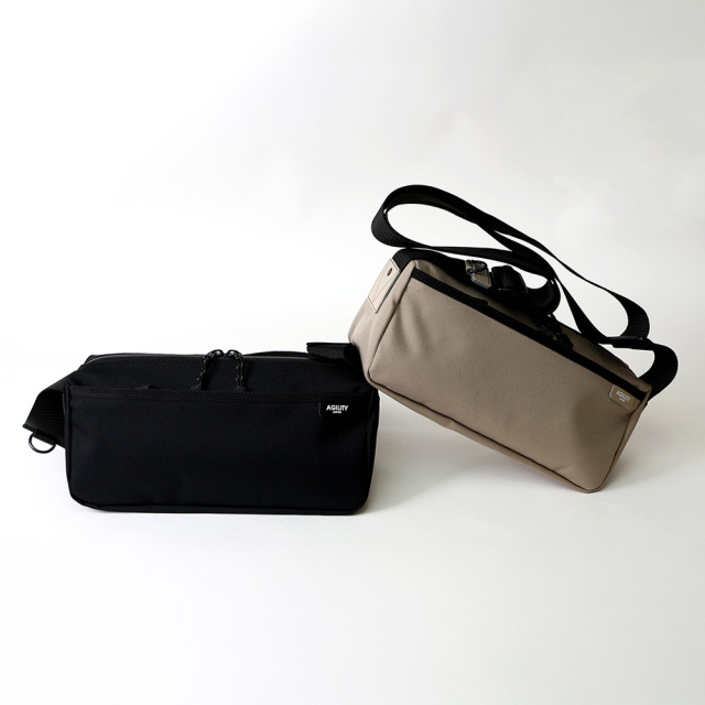 ショルダーバッグ 横型 横長 ペットボトル ナイロン 撥水 軽量 コンパクト 小さめ メンズ レディース