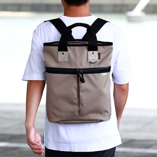 リュック トートバッグ 撥水 A4 ペットボトル バックパック 汚れに強い 縦 持ち手