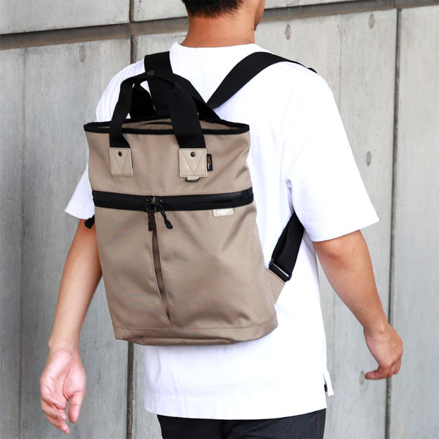 リュック トートバッグ 撥水 A4 ペットボトル バックパック 汚れに強い 縦 持ち手