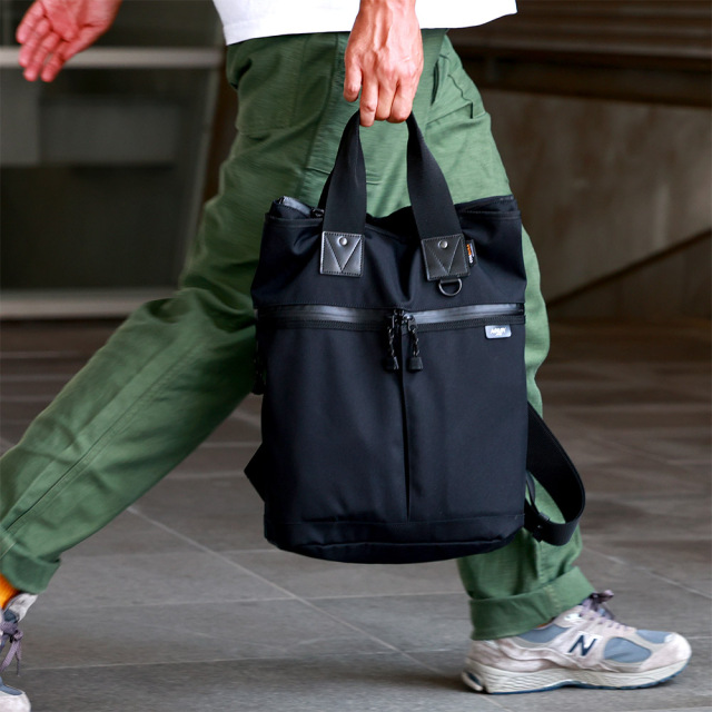 リュック トートバッグ 撥水 A4 ペットボトル バックパック 汚れに強い 縦 持ち手