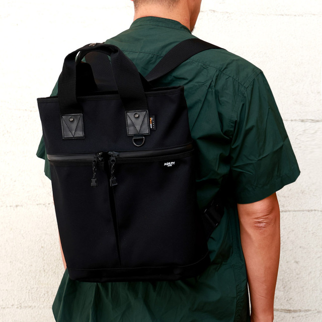 リュック トートバッグ 撥水 A4 ペットボトル バックパック 汚れに強い 縦 持ち手