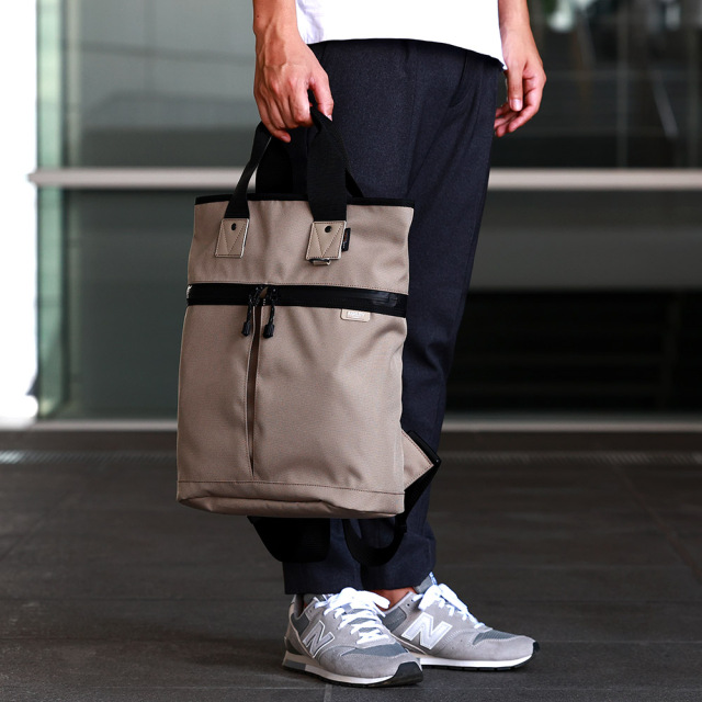 リュック トートバッグ 撥水 A4 ペットボトル バックパック 汚れに強い 縦 持ち手