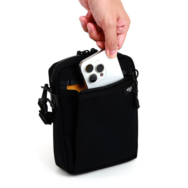 ショルダーバッグ ミニ 縦 ナイロン 撥水 軽量 コンパクト 小さめ メンズ レディース 