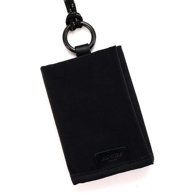 ヴァレクミニマルウォレット』(全4色)塩縮加工ナイロン/ネック