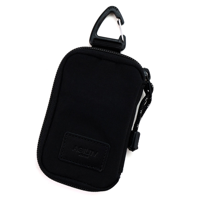 キーケース 財布 一体型　カラビナ スマートキー ナイロン 軽量 撥水 メンズ レディース