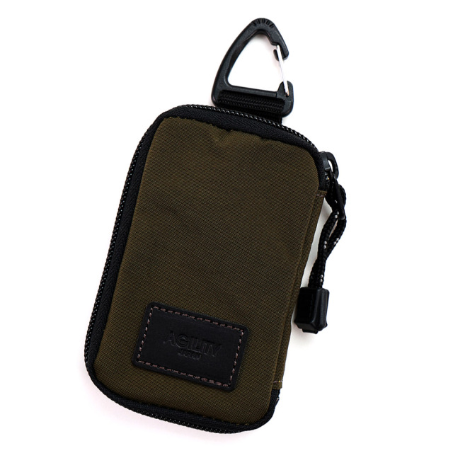 キーケース 財布 一体型　カラビナ スマートキー ナイロン 軽量 撥水 メンズ レディース