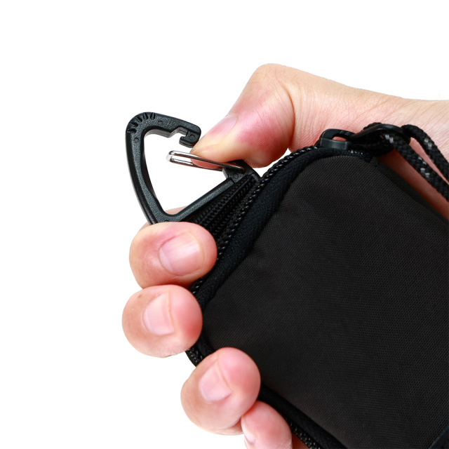 キーケース 財布 一体型　カラビナ スマートキー ナイロン 軽量 撥水 メンズ レディース