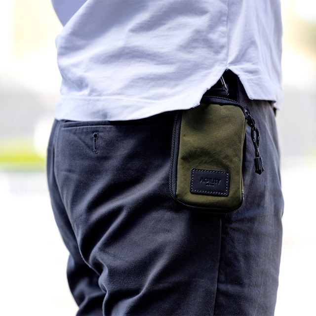 キーケース 財布 一体型　カラビナ スマートキー ナイロン 軽量 撥水 メンズ レディース