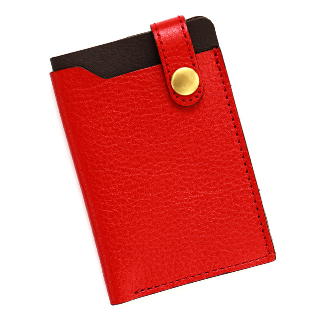 ソロ』(全4色)アリゾナ/シンプルフォルムの本革製パス＆カードケース