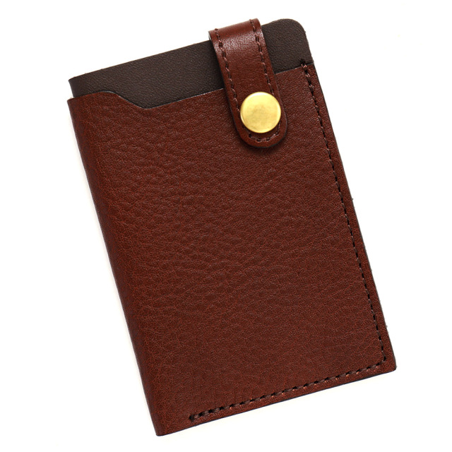 ソロ』(全4色)アリゾナ/シンプルフォルムの本革製パス＆カードケース