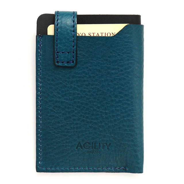 ソロ』(全4色)アリゾナ/シンプルフォルムの本革製パス＆カードケース