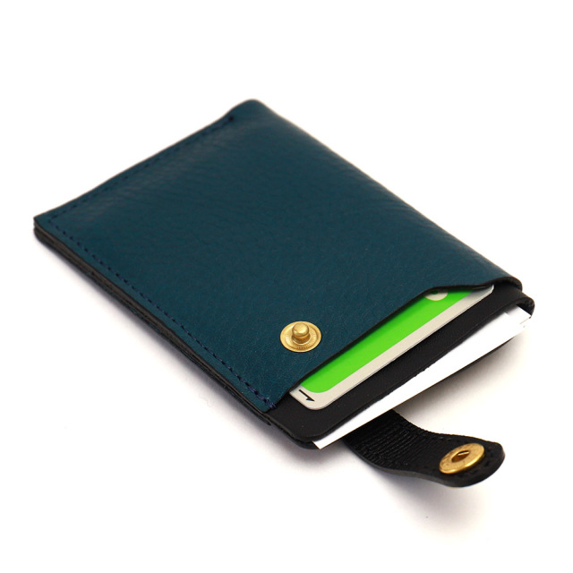 ソロ』(全4色)アリゾナ/シンプルフォルムの本革製パス＆カードケース