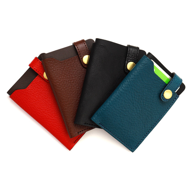 ソロ』(全4色)アリゾナ/シンプルフォルムの本革製パス＆カードケース