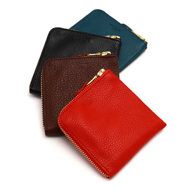 スクエアウォレット』(全4色)アリゾナ/薄マチでコンパクト L字