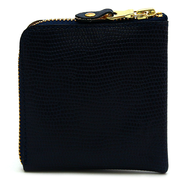 ハーフウォレット L字ファスナー 牛革 日本製