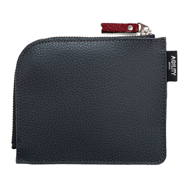 バイカラー 折財布 L字ファスナー 極薄 二つ折り財布 レディース シンプル おしゃれ